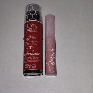 Burt's Bees All Aglow Lip & Cheek Stick - Vibrant Red